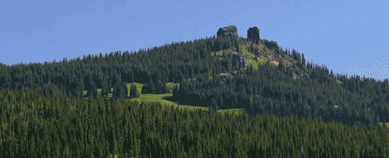 The race's namesake Rabbit Ears. Steamboat Rabbit Ears