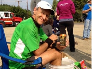 Steve Brown after finishing the Cascade Crest 100.
