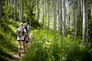 TransRockies runners on the last day