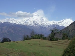 With views like this who wouldn't want to go on a long trek in Nepal?