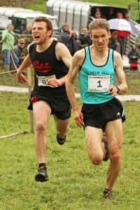 Ted Mason and Alastair Dunn fight to the line at Muker Show 2011. Photo: Andy Holden