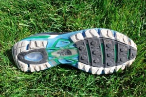 The North Face Singe-Track Hayasa's outsole.