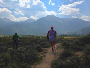 Thomas Lorblanchet running the 2012 Leadville 100. Photo: iRunFar.com