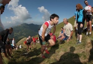 Tofol Castanyer winning the 2012 Giir di Mont.