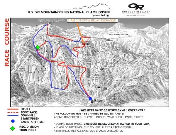 US Skimo National Championship course