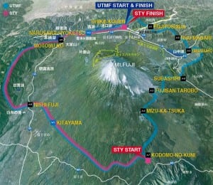 Ultra Trail Mount Muji map