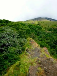 RD Josue Stephens descending Volcan Concepcion. Photo: Paula Ring-Stephens