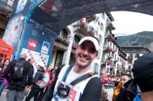 The author having just finished UTMB.