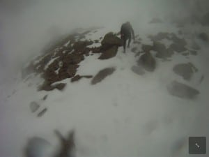 A view from Nick Clark's winter Bob Graham Round. Photo: Bill Williamson