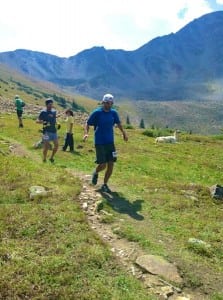 Zeke just below Hope Pass inbound with Jeremy Duncan. Photo: Allison Pattillo