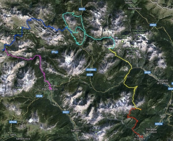 Best Of Dolomite Route Map Touch 