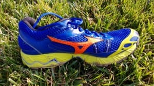 The Mizuno Wave Ascend 7's medial upper.