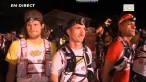 The author at the start of the 2012 Diagonale des Fous.
