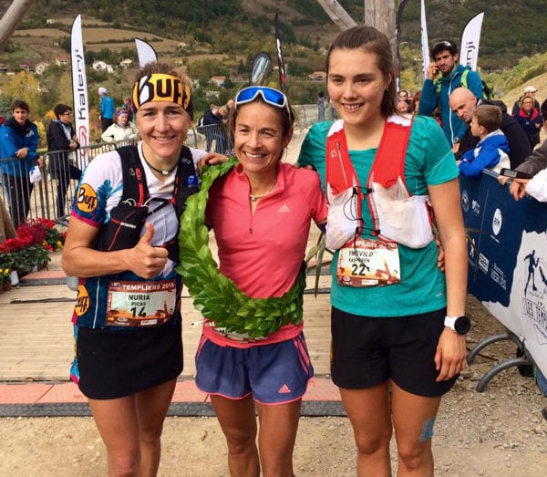 The 2016 Les Templiers women's podium. Photo: Festival des Templiers