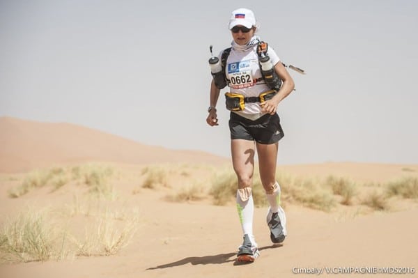 2016 Marathon des Sables Stage 1 - Natalia Sedykh stage winner