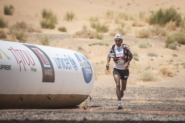 2016 Marathon des Sables Stage 1 - Rachid El Morabity stage winner