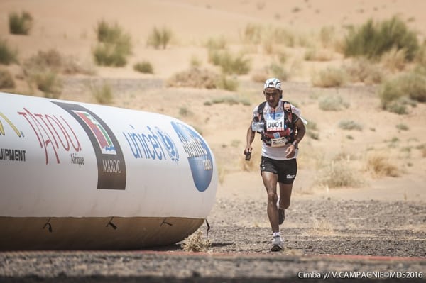 2016 Marathon des Sables Stage 1 - Rachid El Morabity stage winner