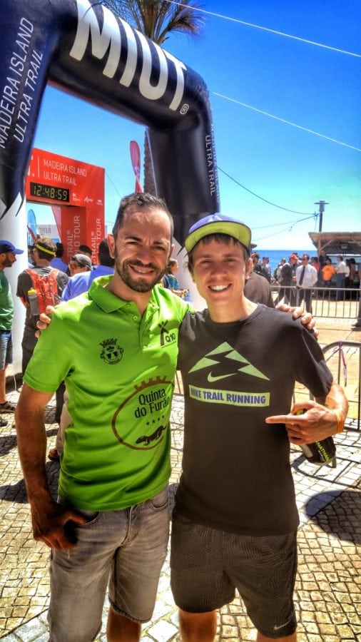 This is the fan who crewed for me at Madeira Island Ultra Trail. Our meeting was spontaneous, the result was spectacular, and the story is one for the books!