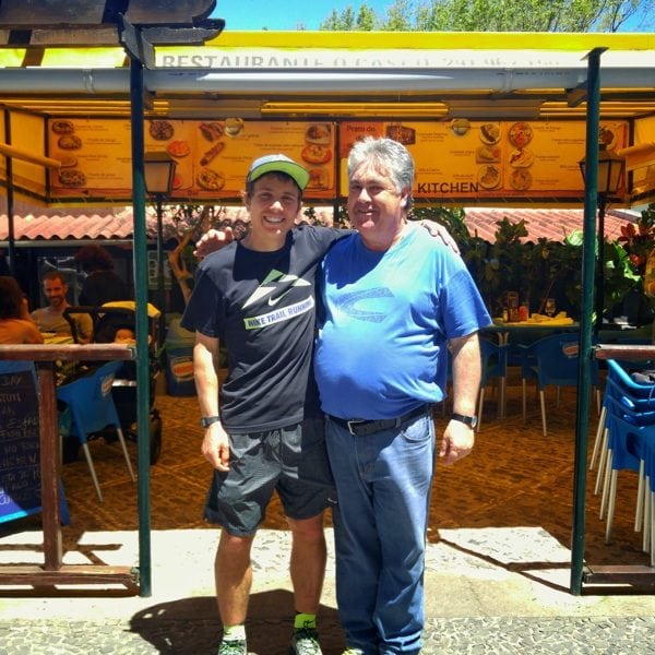 Myself and the owner of the O Casco restaurant in Machico, Madeira. This man fed me all week and in the process we wrote a story and a friendship was formed.