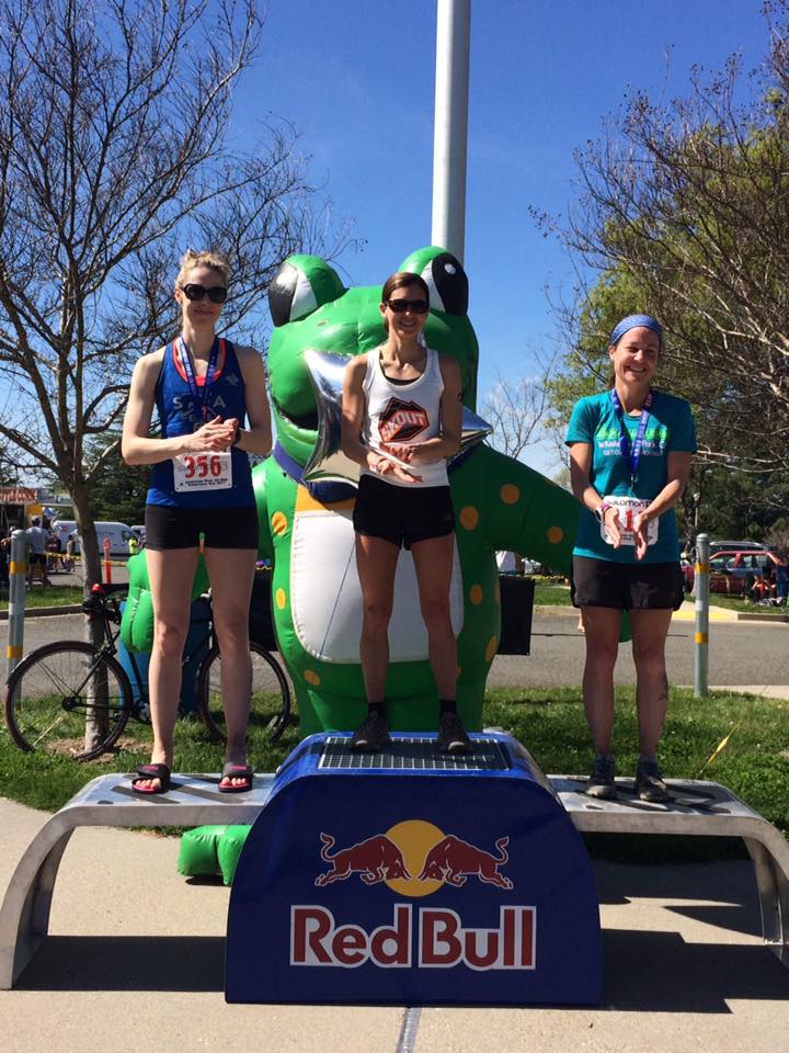2017 American River 50 Mile women's podium