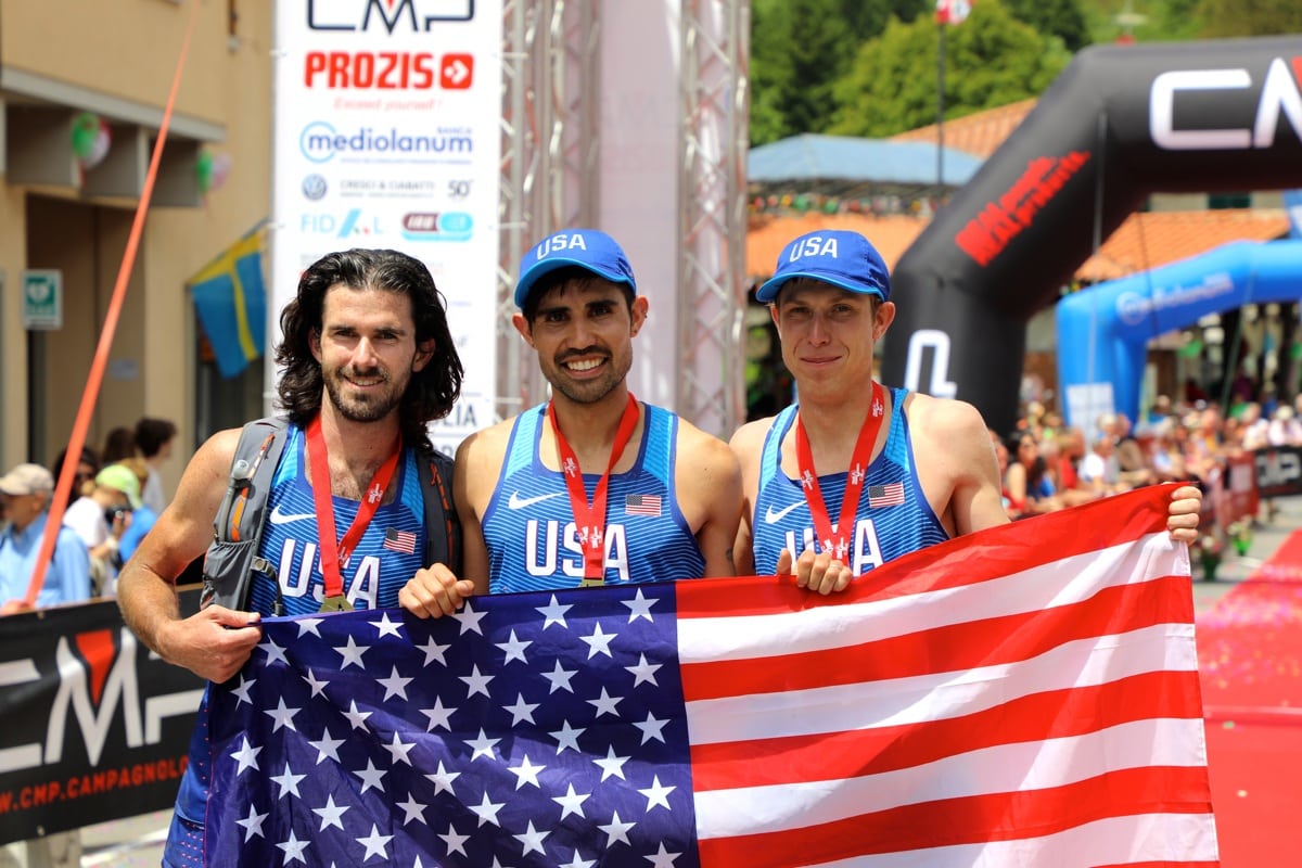 2017 Trail World Championships - USA team - finish