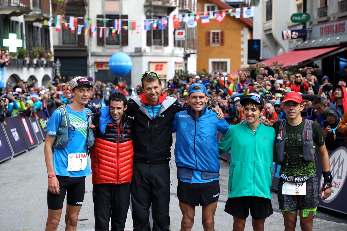 2017 UTMB - Top six guys - Finish