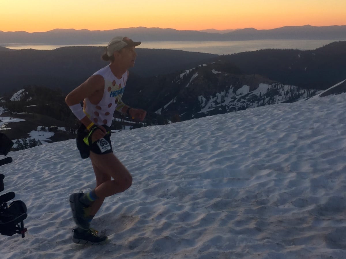 2017 Western States 100 - Jim Walmsley - Escarpment