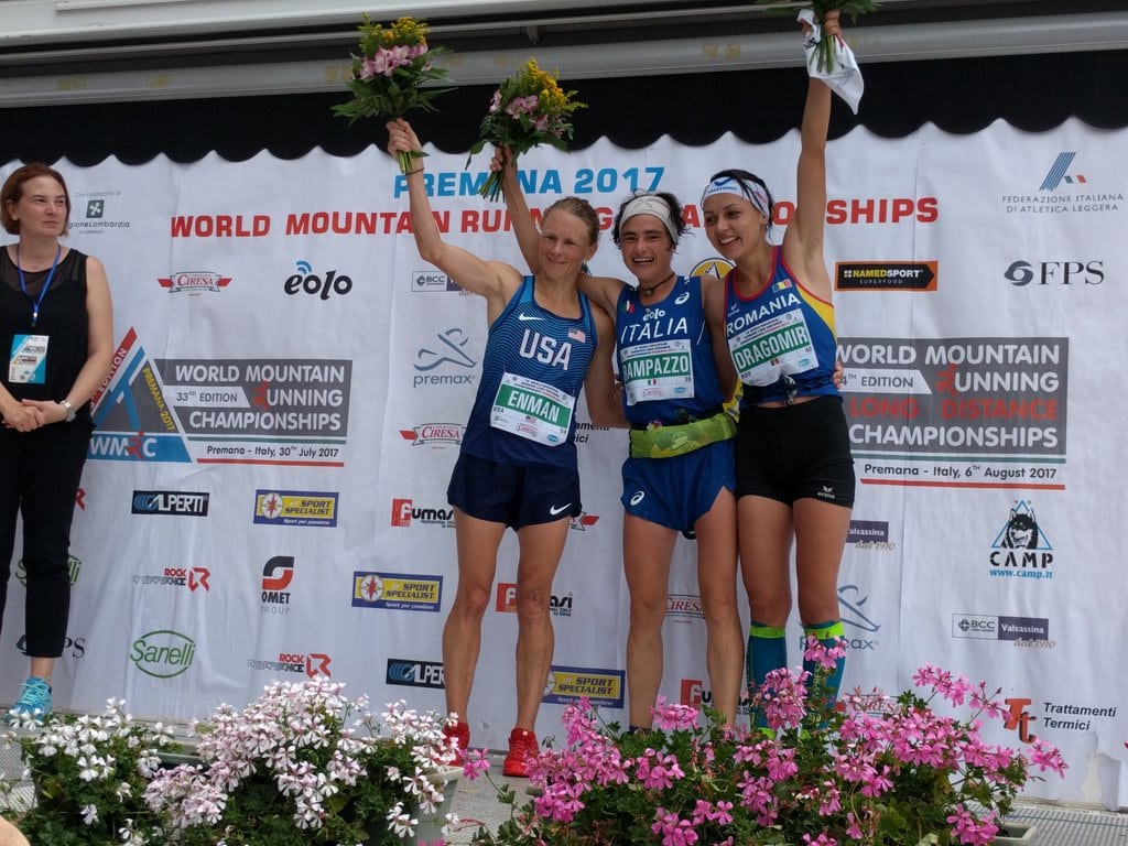 2017 World Mountain Running Long Distance Championships womens podium