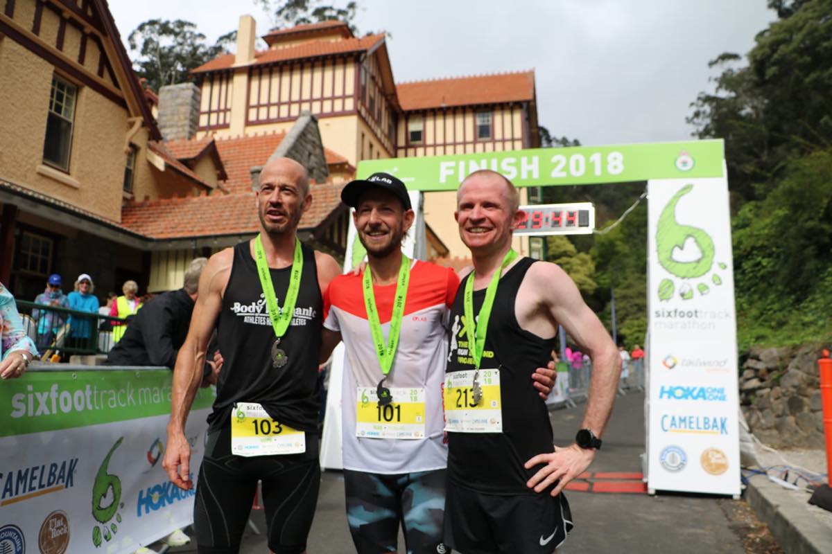 2018 Six Foot Track mens podium