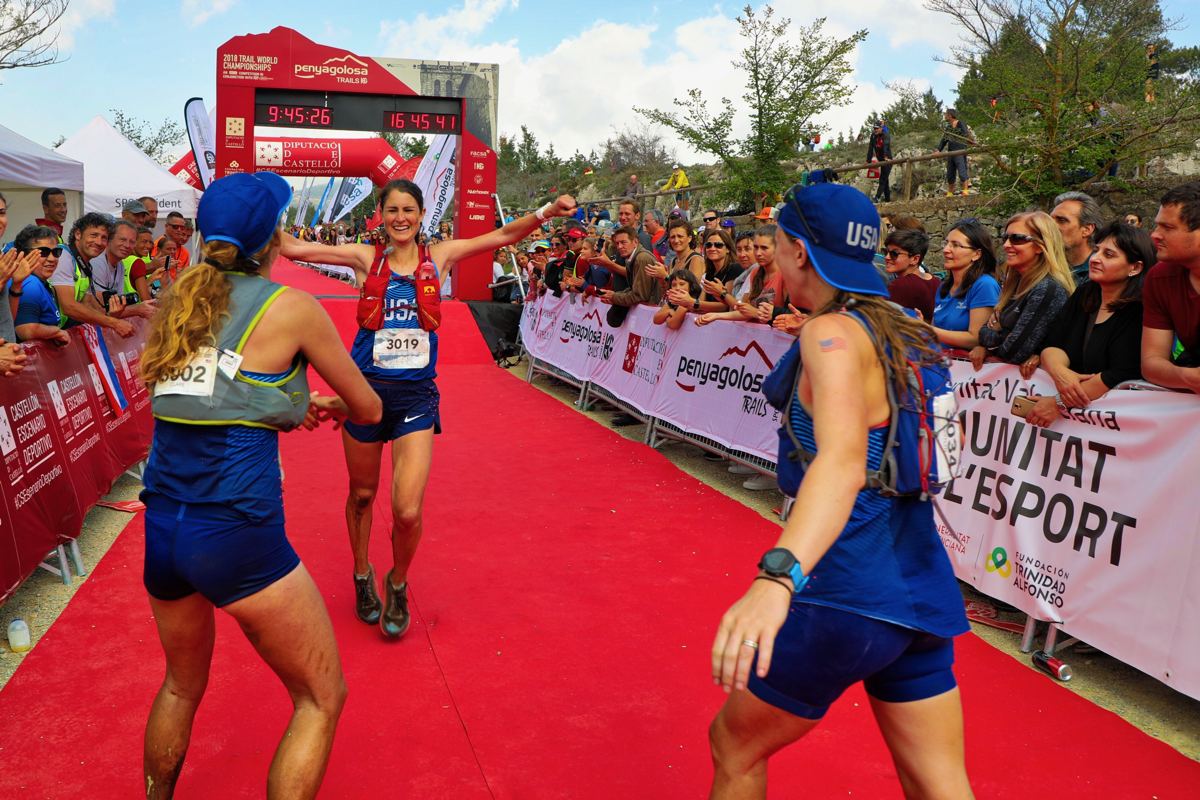2018 Trail World Championships - USA Woman - Clare Gallagher - Sabrina Little - Kaytlyn Gerbin