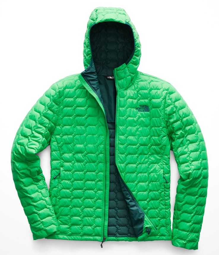 green thermoball jacket