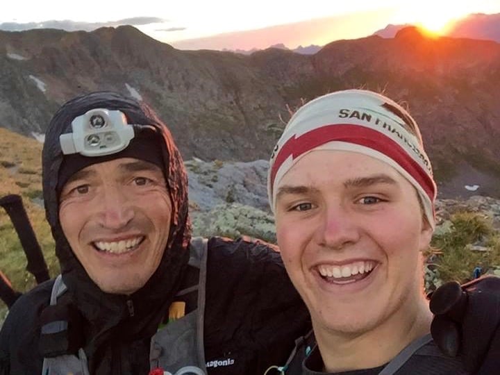 AJW and Carson during 2016 Hardrock 100