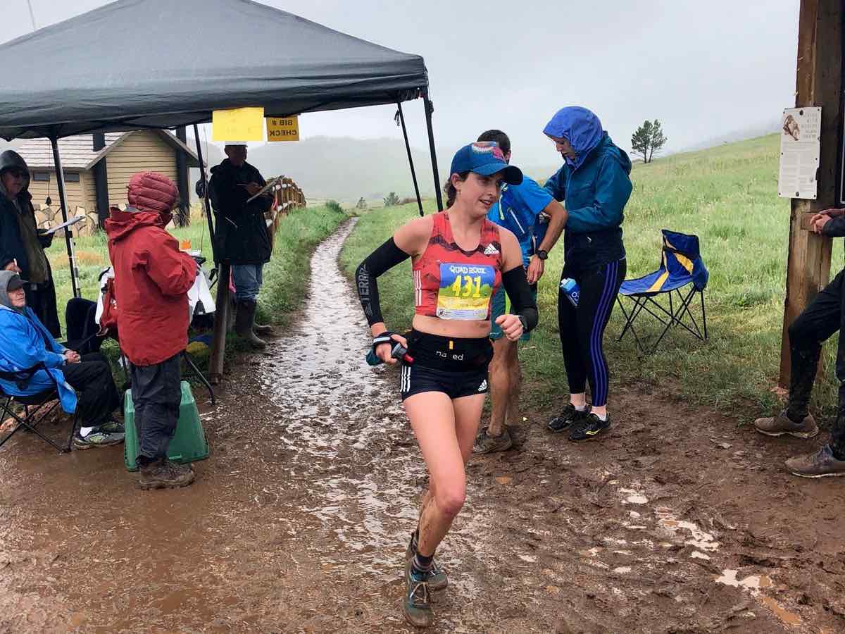 Abby Levene - 2018 Quad Rock 25 Mile champion