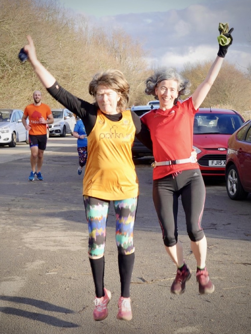 Katie Holmes and Madeleine Wells - 2019 parkrun