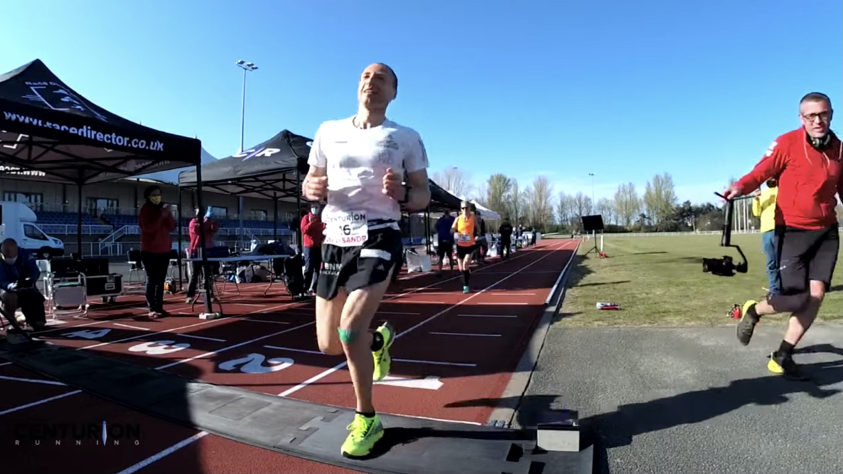 Aleksandr Sorokin - 100 mile world record - Centurion Running Track 100 Mile