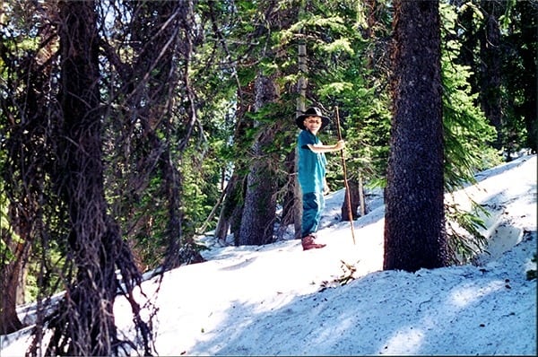 Alex Nichols - snowy hike