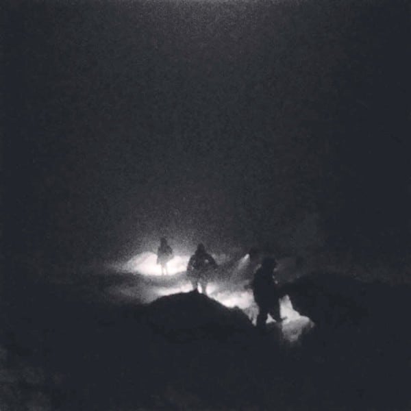 Andrew and supporters on Andrew's last peak, Longs Peak, on the last day (James Sims)