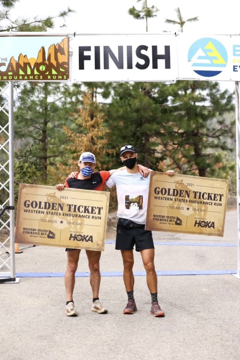 Anthony Costales and Max King - 2021 Canyons 100k v2