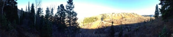Ascending the Armstrong Trail to the Mid-Mountain Trail. Armstrong Trail - Park City