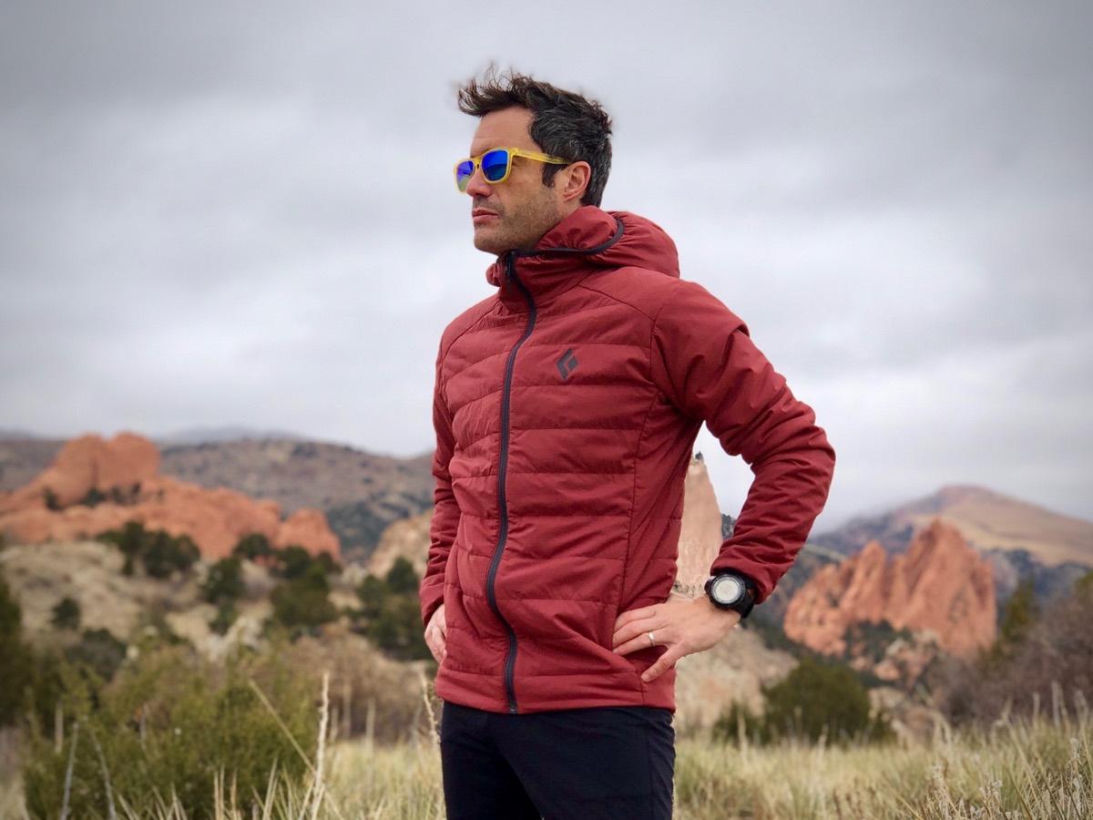 black diamond men's pursuit insulated hooded jacket