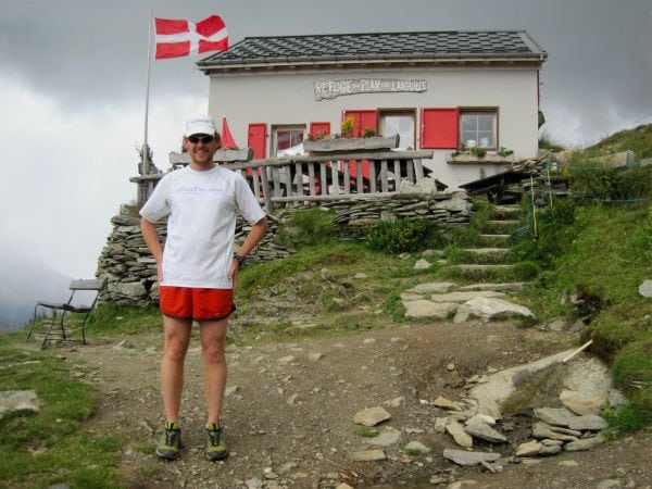 My moment of self-indulgence during the UTMB trip? An unplanned run up to the Refuge du Plan de l'Aiguille. Bryon Powell UTMB 2010