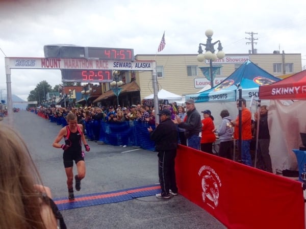 Christy Marvin - 2015 Mount Marathon Race third place