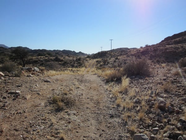 Daniel_Rowland_KAEM13_Stage_5_1 - A rocky climb from the overnight camp next to the Orange River started stage 5