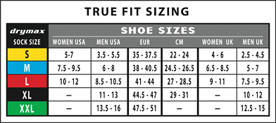 sock size vs shoe size chart - Part.tscoreks.org