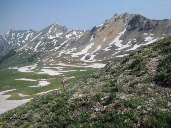 The trails aren't always easy. Engineer Pass