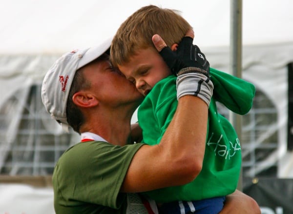 Garrett Graubins after finishing the 2011 Hardrock 100