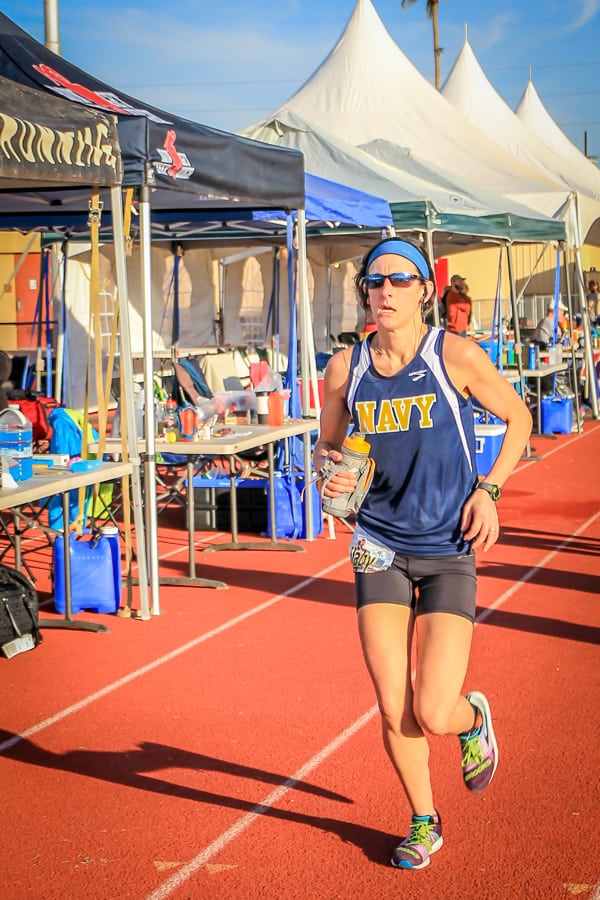 Gina Slaby - 100-mile world record - with hydration