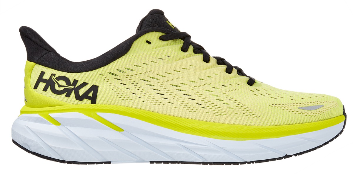 hoka one one clifton 8 yellow