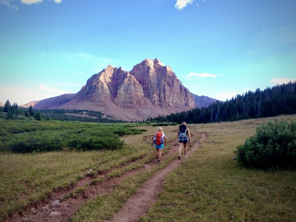 Jennilyn Tockstein and Sarah Moughamian - Uinta Mountains fastpacking