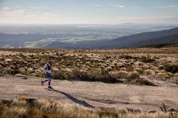 Jez Bragg and Bluff New Zealand in view - Te Araroa Trail expedition